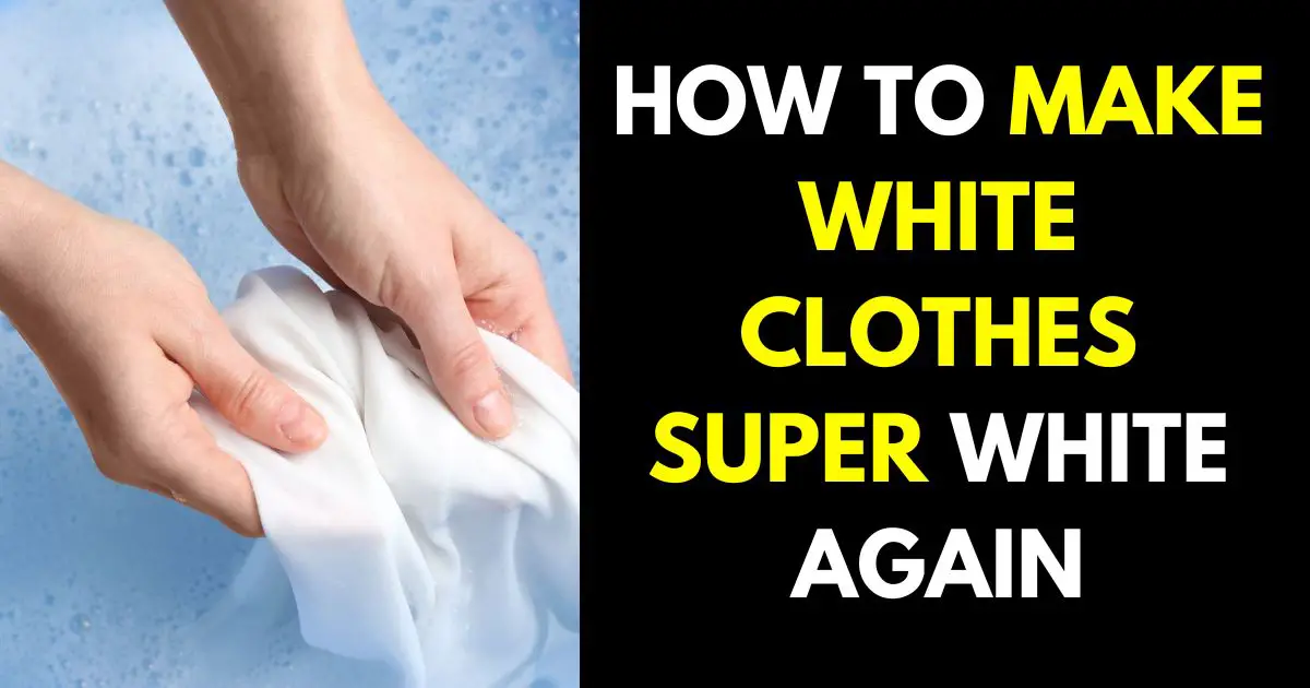 How to get white clothes white again