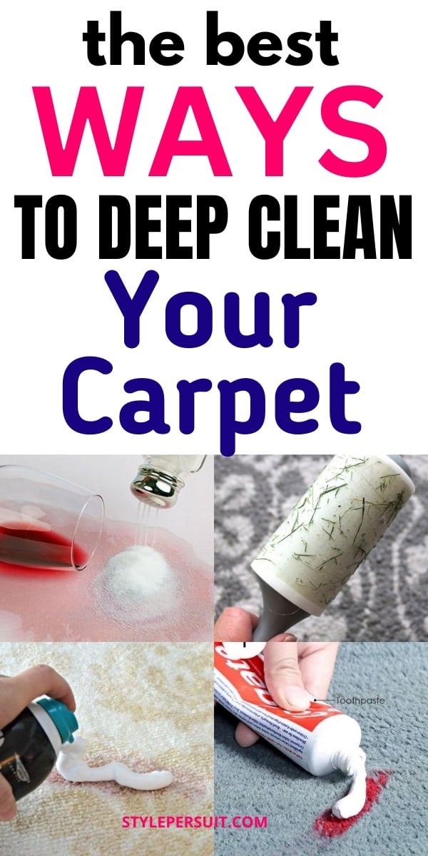 Cleaning Carpet Hacks: How to Deep Clean Carpet - StylePersuit
