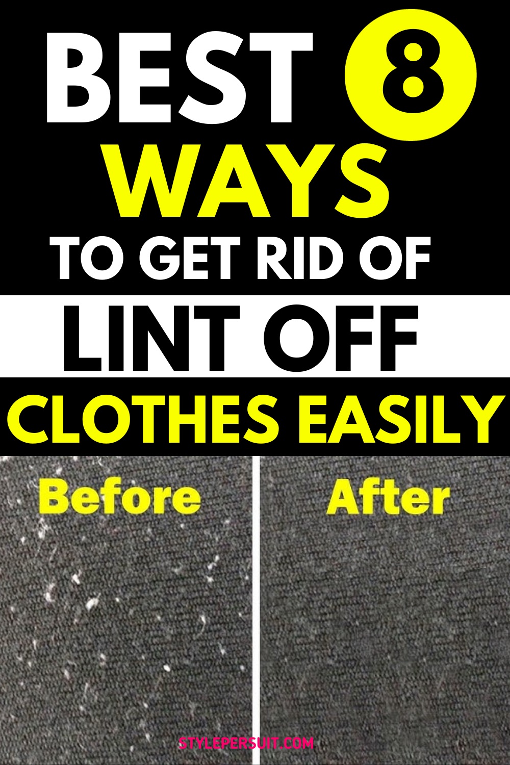 How to Get Rid of Lint on Clothes StylePersuit