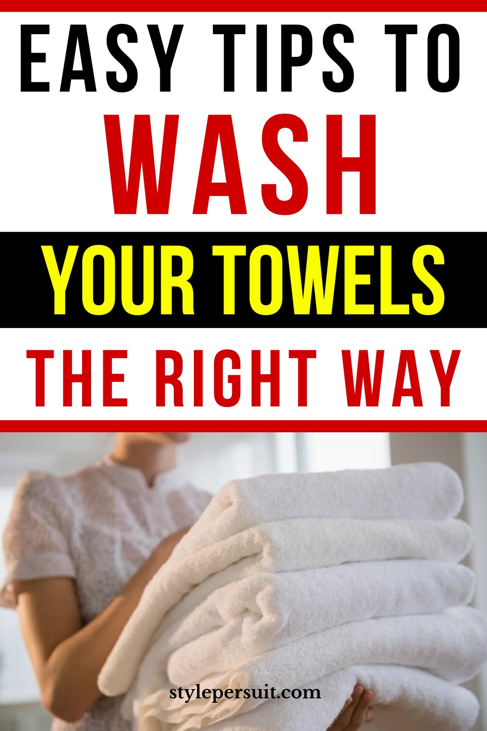 How to Wash Towels The Right Way StylePersuit