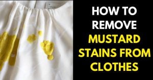Easy Tips to Remove Mustard Stains from Clothes - StylePersuit