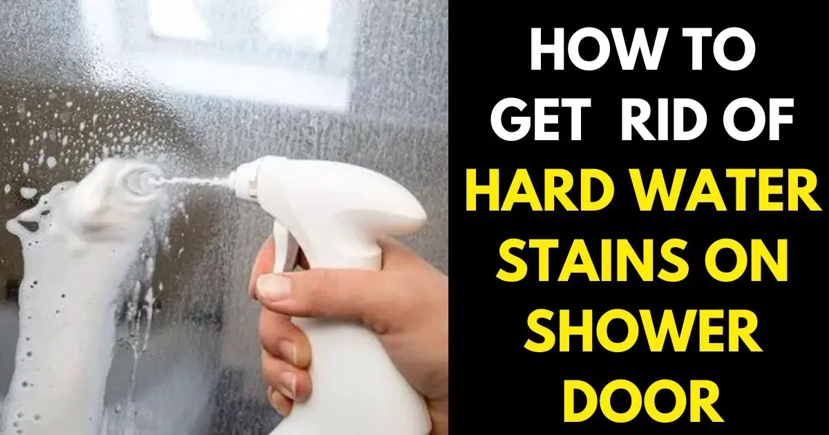 How to Get Rid of Hard Water Stains on Shower Door