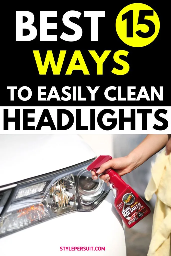 How to Clean Headlights