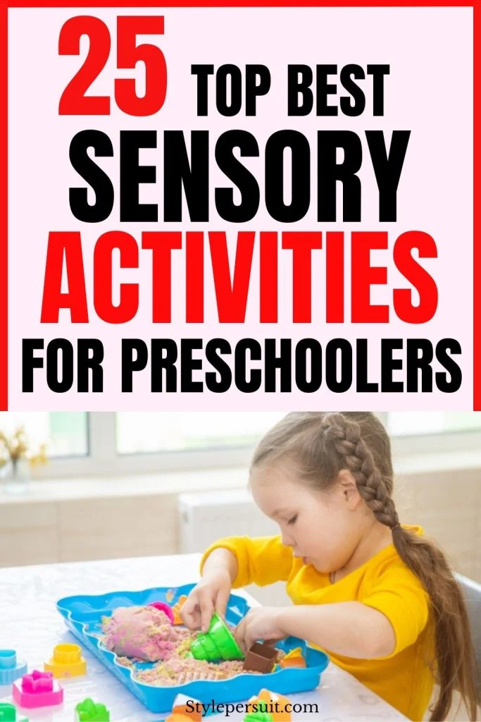 BEST Sensory Activities for Preschoolers