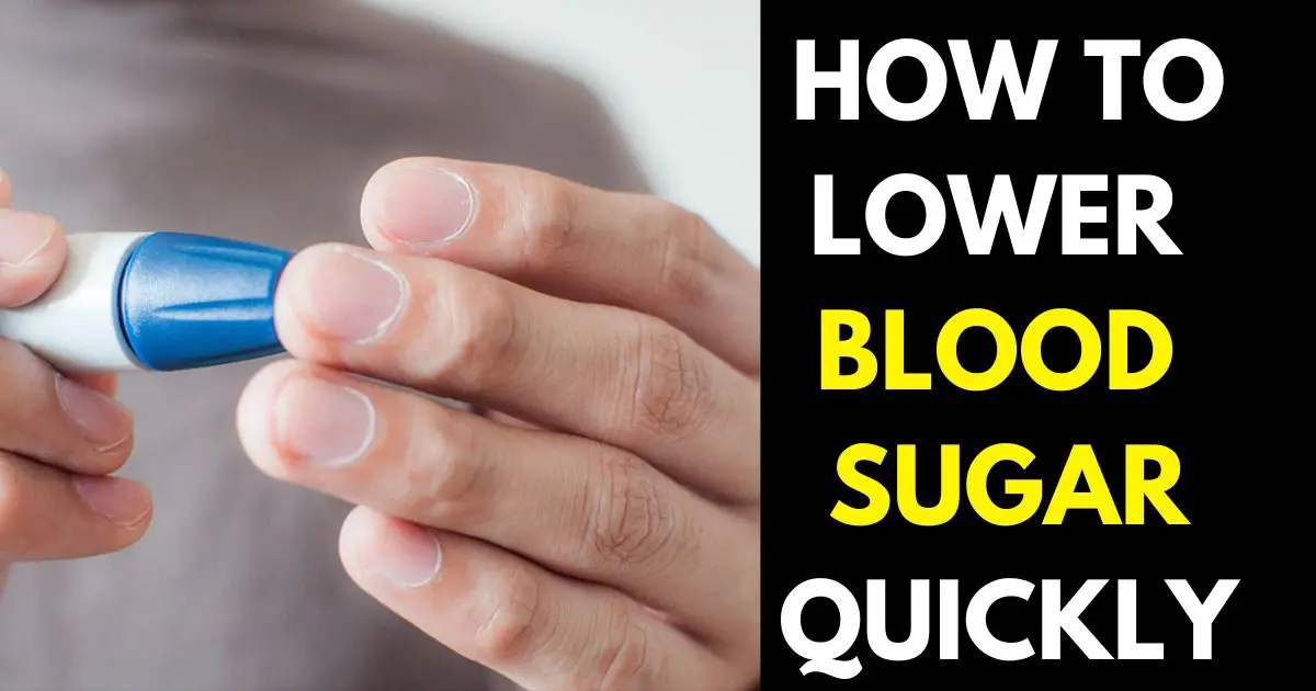 How to Lower Blood Sugar