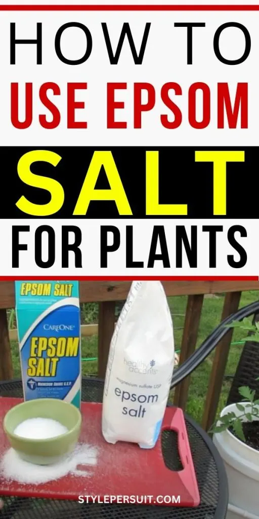 How to Use Epsom Salt for Plants