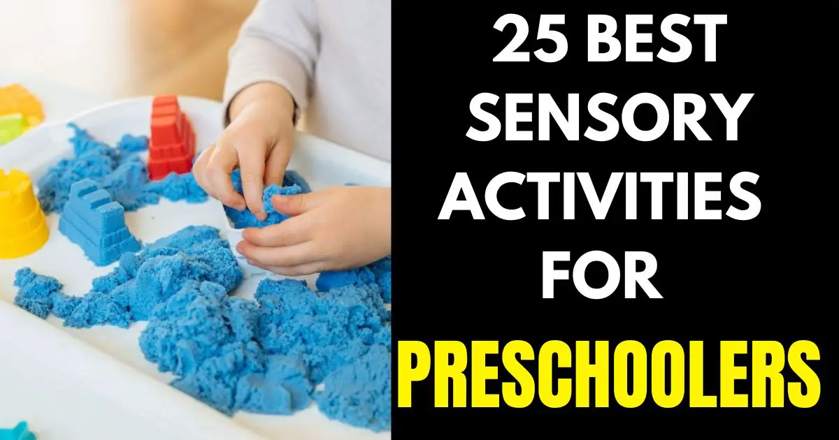 BEST Sensory Activities for Preschoolers