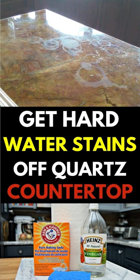 How to Remove Hard Water Stains from Quartz Countertop - StylePersuit