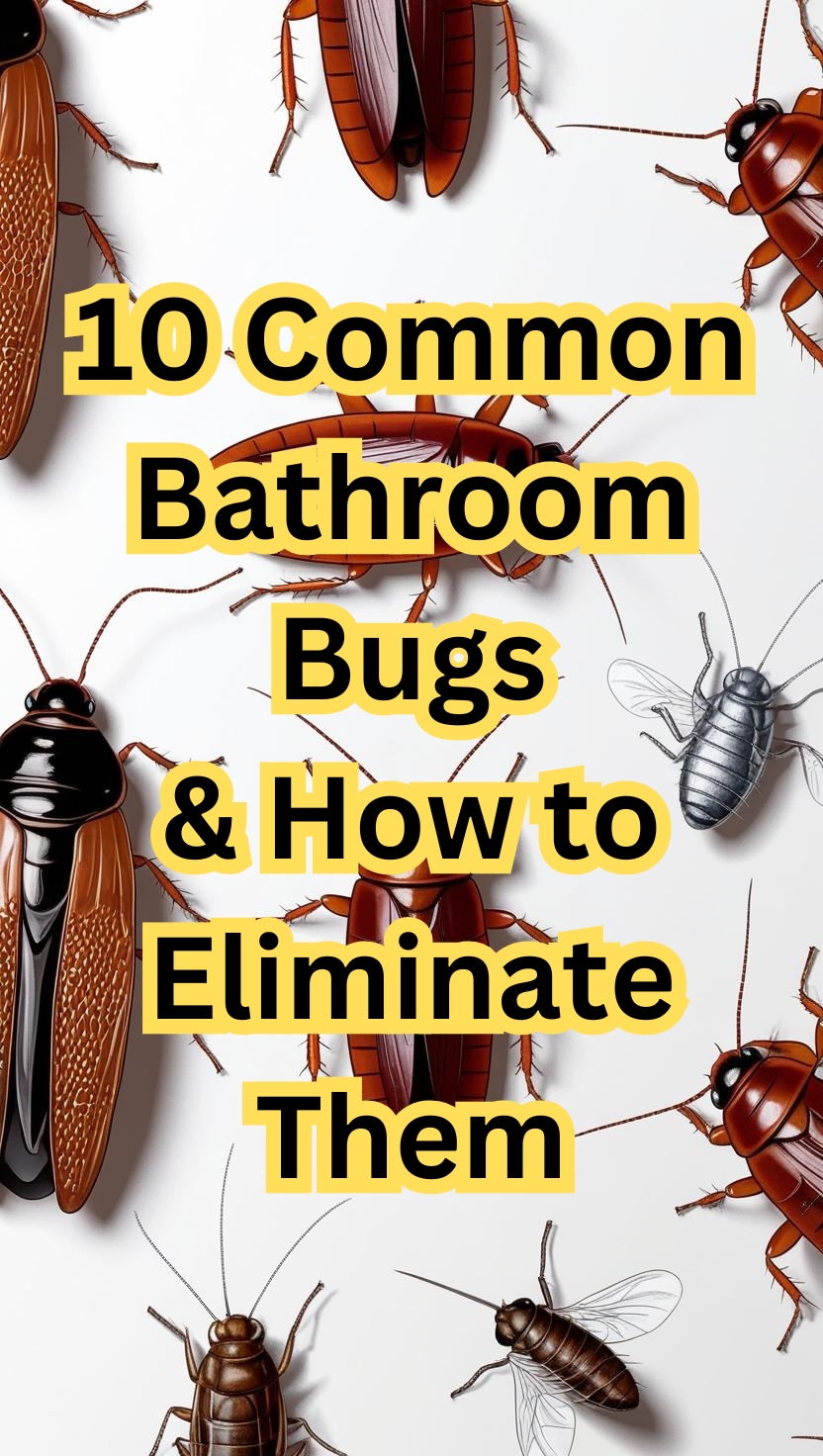 10 Common Bathroom Bugs & How to Effectively Eliminate Them - StylePersuit