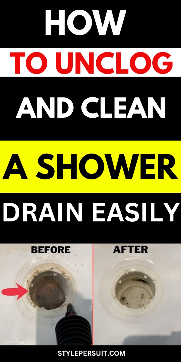 How to Clean a Shower Drain: A Step-by-Step Guide - StylePersuit