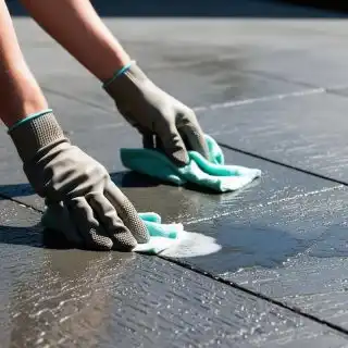 Clean Concrete Patio