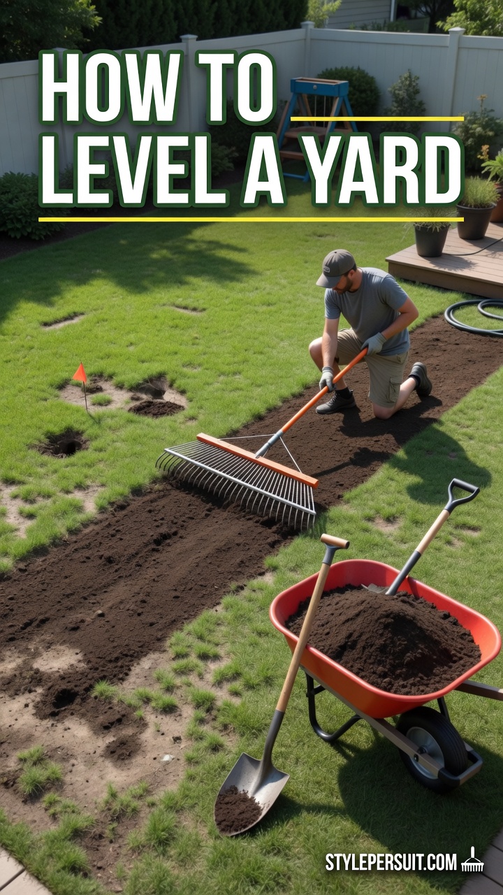 How to Level a Yard: A Beginner-Friendly Guide to Fixing Uneven Ground ...